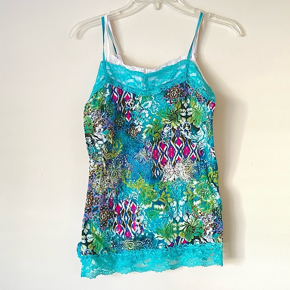 Love Always Women’s Multicolor Floral Camisole - S - Pre-owned
